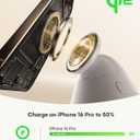 3 in 1 Charging Station for Apple Devices,Qi2 Mag-Safe Charger Stand & Light,Fast Wireless Charging Station for iPhone 17/16/15/14/13/12& AirPods & iWatch &Pixel 10 & Samsung Galaxy Watch(30W Adapter)