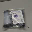 BARKLESS Inflatable Dog Cone, Soft Dog Donut Collar After Surgery, 2-in-1 Inflatable Collar with Detachable Anti-Licking Shield, Patented Donut Cone for Large Breeds to Stop Licking Wounds (Grey)