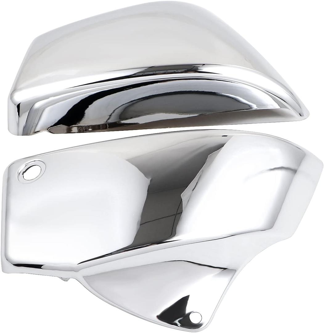 Chrome Battery Fairing Covers Side Panel Oil Tank Cover For Honda Shadow ACE Sabre 1100 VT1100C2 VT1100T Tour 1999-2008