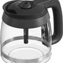 CE200 12-Cup Glass Coffee Pot Replacement Compatible with Ninja Coffee Brewer Maker Models CE251 CE201 CE201C CE200 CE200C Model# XGLSLID200