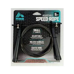 Speed JUMP ROPE ADJUSTABLE 9' WITH 5" HANDLES Cardio Balance Calves WORKOUT