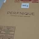 PERFNIQUE Irregular Wall Mirror Asymmetrical Mirror, 27''x19'' Black Mirror for Bathroom Bedroom Living Room Entryway, Decorative Modern Wall Decor, Wall Mounted Mirror (Black, 27''x19'')