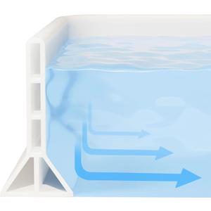 3.8'' High Shower Threshold Water Dam Collapsible 70IN Shower Water Splash Guard for Shower Water Blocker for Wet and Dry Separation Bathroom and Kitchen (70 Inch)