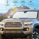 JOYTUTUS Windshield Sun Shade Compatible with 2016-2023 Tacoma 3rd Gen Sunshade Windshield Sun Visor, Foldable Windshield Sun Shield