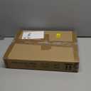 Vantic C Shaped End Table, Small Side Table for Couch and Recliner, Slide Under Sofa Tray Desk with Storage Bag for Living Room and Bedroom, Black