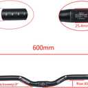 25.4mm Lightweight Aluminum Alloy MTB Bike Handlebar Cycling Bicycle Riser/Flat Bar 600mm Long for Mountain Bike