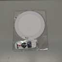 Rechargeable Motion Sensor Ceiling Light with Remote - Magnetic Wireless Ceiling Light Battery Powered for Closet Shower Stairs Shed Hallway etc (1 Pack, 3 Colour Temperatures)