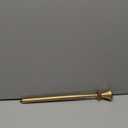 Newtay Set of 3 Vintage Gold Iron Taper Candlestick Holder Tall Brass Candle Holder Decorative Candle Stand, Candlestick Holder for Wedding, Dinning, Party (Antique Brass)