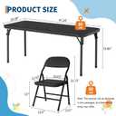 GAOMON 7 Piece Set Folding Table and Chairs Set for Boys and Girls