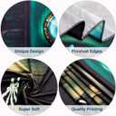 Cheerland Pirate Party Tablecloth Skull Treasure Tableware Skeleton Caribbean Pirates Ship Dock Backdrop for Halloween Decorations Home Decor Costume Birthday Party Supplies 9x5 Ft