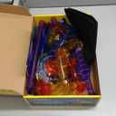 NATIONAL GEOGRAPHIC Glowing Marble Run Construction Set with 15 Glow in The Dark Glass Marbles & Storage Bag, STEM Gifts for Boys and Girls, Building Project Toy 