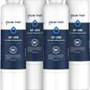 GLACIER FRESH Compatible with Samsung DA29-00020B Refrigerator Water Filter, DA29-00020A/B, DA29-00020B-1, HAF-CIN/EXP, 46-9101, RF4267HARS For French Door Fridge Kitchen (4 PACK)
