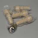 5 Inch Wooden Unfinished Bun Feet for Dresser Legs Couch Sofa Cabinet Ottoman DIY Replacement Wood Furniture Legs Set of 4 M8 Bolt Screw in (5)