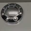 New Chrome Wheel Center Cap for 2005-2018 F250 F350 SRW Pickup Truck, Single Rear Wheel, Front or Rear 2WD/4x4, Replace 5C341A096KD, 7C341A096ZA, 5C341A096KE, 5C341A096ZE, 5C341A096ZD