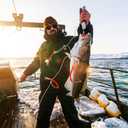 2 x OROOTL Striped Bass Tube Lures, 10pcs Classic Striped Bass Lures Saltwater Fishing Trolling Lure Rig Glow Tube Teaser with Stainless Steel Hook Barrel Swivel for Offshore Big Game Fishing (Red)