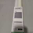 AOSKY Blackout Cordless Roller Shade for Indoor Windows, 17"W x 72"H, Ivory