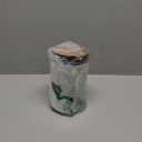 28 fl oz/850 ml Clear Glass Storage Canister with Airtight Wooden Screw Lid, Medium Cute Decorative Glass Container Jar for Coffee,Candy,Salt,Cookie,Condiment,Pepper,Sugar,Overnight Oatmeal