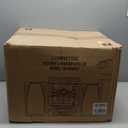 Bluetooth Vinyl Stereo Record Player, 3-Speed Stereo Turntable CD Player Music System with Dual Cassette Deck, Digital Alarm Clock FM Radio Coded CD Tape with Remote Control