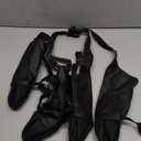 Waterproof Dog Boots for Dogs -Dog Paw Protectors Dog Suspender Boots Anti-Slip Pet Shoes for Outdoor Walking, Reflective Stay-On,Dirt-Proof Comfortable Booties (Black, Large)