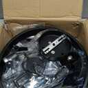 UOFUS 2-Pack Semi Flush Mount Ceiling Light Fixture Farmhouse Matte Chandelier Ceiling Lamp for Entryway Foyer Dining Room Bedroom Kitchen Hallway Black Metal