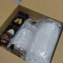 5"&4" Metal Candle Holder with Handmade Glass Dome in Brass & 2 Timer Candles, Set of 2 Versatile Hurricane Glass Candle Holders for Pillar Candles & Plants