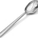 KINGSTONE Dinner Spoon Set, 4-Piece Tablespoons Silverware Spoons, Premium Food Grade Stainless Steel Spoons, Mirror Finish & Dishwasher Safe, Use for Kitchen, Home, Wedding, Party