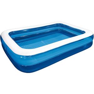 DIMAR GARDEN Inflatable Rectangular Swimming Pool for Kids or Adults (Max 79x59x203 Inch)