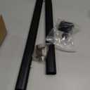 Mavivegue Oval Closet Rod, Closet Rods for Hanging Clothes, Adjustable Closet Rod  Expandable 28 to 40 Inches, Heavy Duty Closet Rods for Laundry Room, RV, Closet Storage (Black)