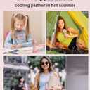 2-Pack Pink Handheld Fan, Small Cute Design, 3 Powerful Speeds, Operated by USB/Rechargeable Battery, Portable Personal Fan with Base & Lanyard, for Eyelash Makeup Travel Beach Office Desk