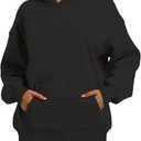 kims cosiart Hoodies Oversized Sweatshirts hoodies for women (Large, Black)
