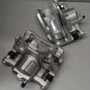 SCITOO Rear Left+Right Brake Calipers With Bracket 18B5046 18B5047 Compatible For Dodge Nitro 2007-2011 For Jeep Liberty 2008-2012 For Jeep Wrangler 2007-2017 For Jeep Wrangler JK 2018