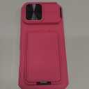 SSLOTSCASE for iPhone 17 Pro Max Case Wallet with Card Holder & Camera Cover Stand & Kickstand & Slide Camera Lens Cover, Rugged Multifunctional Phone Case Cover for iPhone 17 Pro Max 6.9'' 2025, Pink