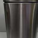 Silver Trash Can