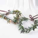 MOSTORY Green Greek Laurel Crown - Woodland Goddess Greek Hairband for Toga Costume Adult, Greenery Roman Leaf Crown for LARP Renaissance Royal Cosplay Photo Shoot
