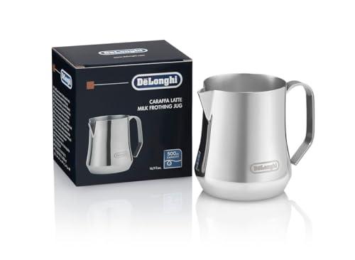 De'Longhi Milk Frothing Pitcher, Stainless Steel, 12 oz - DLSC069