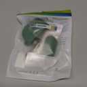 Compatible with Airpods 4 Case, 3D Floral Embossed Soft Silicone Shockproof Protective Cover with Keychain for Airpods 4th Generation Men Women(Cactus Green)