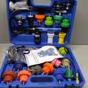 DISEN 33Pcs Coolant Pressure Tester Kit, Master Coolant Vacuum Refill Kit with 23 Radiator Adapters, Radiator Cooling System Pressure Tester & Vacuum Purge Tool for Cars, Trucks, SUVs