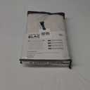 100% Blackout Shield Linen Blackout Curtains for Bedroom 84 Inches Long, Back Tab/Rod Pocket Living Room Drapes, Thermal Insulated Blackout Curtains 2 Panels Set, 50" W x 84" L, Cream