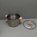 Bear Electric Multifunctional Food Steamer, One Touch Digital Steamer with Timer, Vegetable Steamer 2 Tiered Stackable Stainless Steel Baskets, Auto Shut-off & Anti-dry Protection, 1200W, 8.5Quart