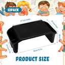 Kisston 12 Pcs Kids Lap Desk Bulk Tray Lap Table Bed Table Plastic Desk with Extra Storage Space Activities Children Portable for Kids Students Work Study School Classroom(Black), 
Product Dimensions	24.4"D x 15.7"W x 12.9"H