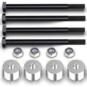 MZS Differential Drop Kit, Diff Drop Spacers Hardware Compatible with 2007-2021 Silverado 1500 4WD / 2007-2021 Sierra 1500 4WD CNC Machined