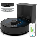 Bagotte Robot Vacuum and Mop Combo, 6000Pa Robotic Vacuum with Mapping, Self-Emptying Station for 90 Days Hands-Free, LiDAR Navigation, Wi-Fi/App/Alexa Voice Control, for Carpets & Hard Floors