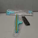 Carpet Rake for Pet Hair Removal - 60" Adjustable Long Handle Carpet Rake, 3 in 1 Reusable Pet Hair Removal Tool Kit, Cat Dog Fur Rakes Scraper Carpet Broom for Carpets, Rugs, Mats (Green)