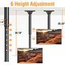 ELIVED Ceiling TV Mount Fits Most 26-65 Inch LED, LCD OLED Flat Screen TVs, Full Motion Height Adjustable TV Mount Bracket, Swivel and Tilt tv Bracket, Max VESA 400x400mm, Holds up to 99 lbs. YD3015
