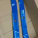 AEagle 42 inch Deck Mower Mulching Blades 532138971 for Husqvarna YTH18542 for Craftsman LT1000 LT2000 T110 YT3000 for Poulan PP19A42 for AYP 138498 134149 138971, 5 Point Star (Blue)