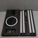 Smart Corner Floor Lamp, RGBICW LED Standing Lamp with App Control, 16 Million Colors with Music Sync, Dimmable Ambient Light for Bedroom, Living Room, Home Decor (Black)