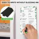 Joyberg 2 PCS Magnetic Grocery List Pads for Fridge, 4.5x7.5 Inches Magnetic Note Pad for Fridge, Grocery List Magnet Pad for Refridge, Magnetics Notepads, Shopping Lists, 60 Pages Per Notepad