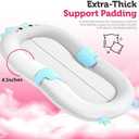 Baby Lounger for Newborn & Infant  Penguin Cozy | Quilted-Padding Center, Adjustable Safety Strap, 100% Cotton Cover, Washable Portable Infant Support Cushion by Sprinta