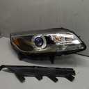 FIONE Xenon Headlights Compatible with Chevy Malibu 2013-2015 (Not fit for halogen model and LED model Black Housing Clear Lens Right Passenger Side(Not Included Bulb (HID/Xenon RH)