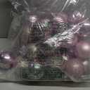 2.36" Christmas Ball Ornaments Pink 30 Pcs Small Shatterproof Christmas Tree Decorations Xmas Tree Christmas Ornaments Balls with Hanging Loop for Wedding Holiday Party Wreath Home Decor